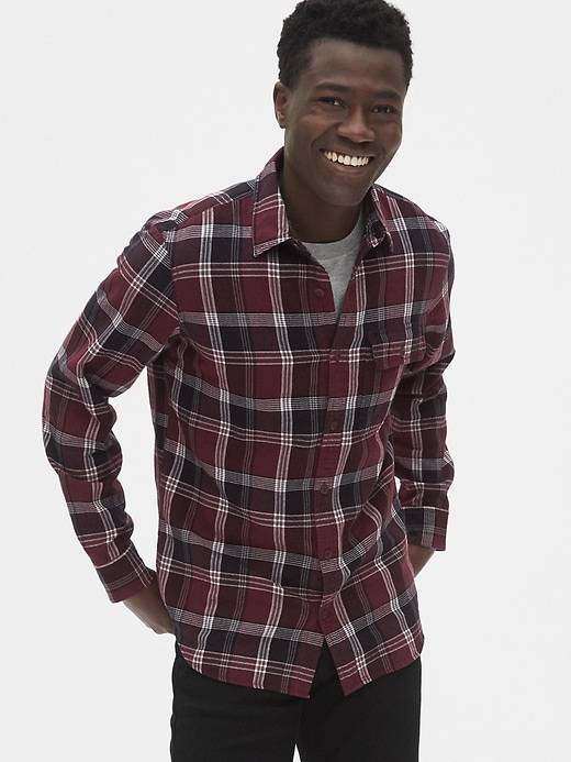 Image number 7 showing, Plaid Flannel Shirt in Standard Fit