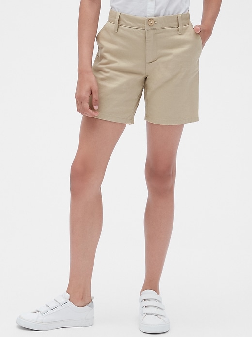 Image number 1 showing, Kids Uniform Midi Shorts with Gap Shield