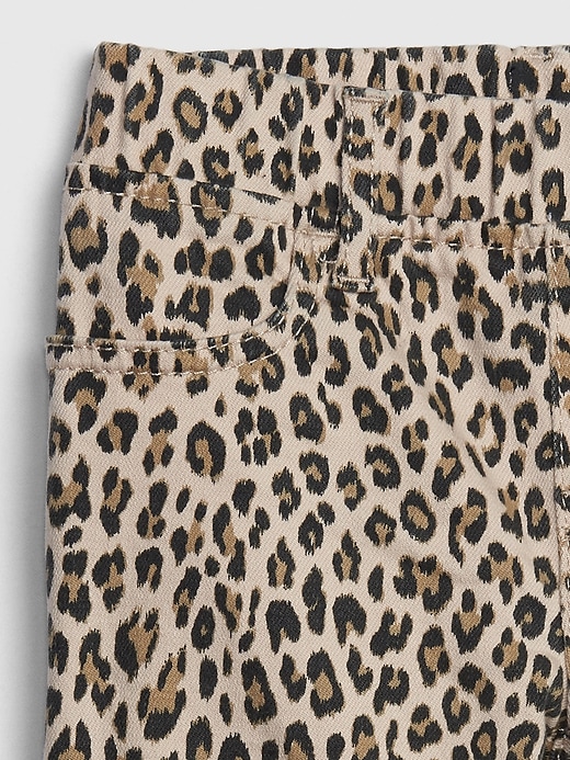 Image number 4 showing, Kids Leopard Ankle Jeggings with Stretch
