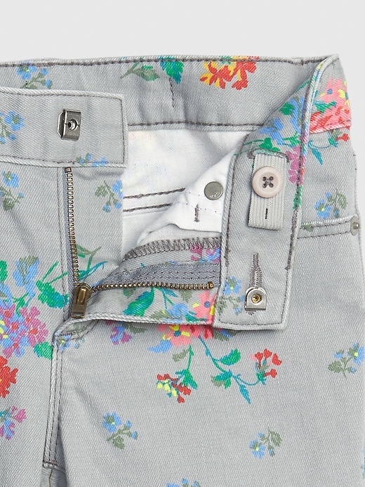 Image number 4 showing, Kids Floral Skinny Jeans with Stretch