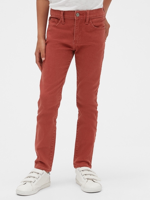 2 of 8 showing, with the color chimney of product Kids Skinny Jeans with Stretch