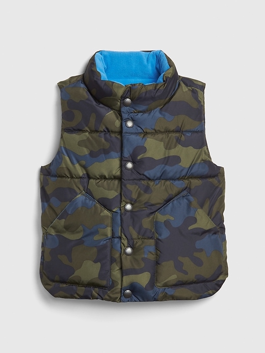 1 of 8 showing, with the color green camo of product Toddler ColdControl Max Vest