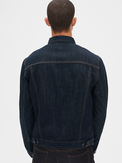 2 of 8 showing, with the color rinse of product Icon Denim Jacket