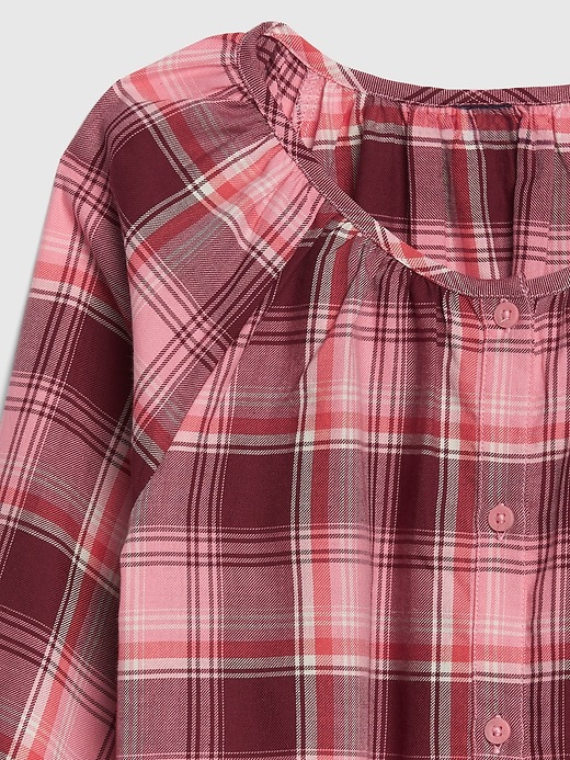 Image number 4 showing, Kids Plaid Button-Front Top