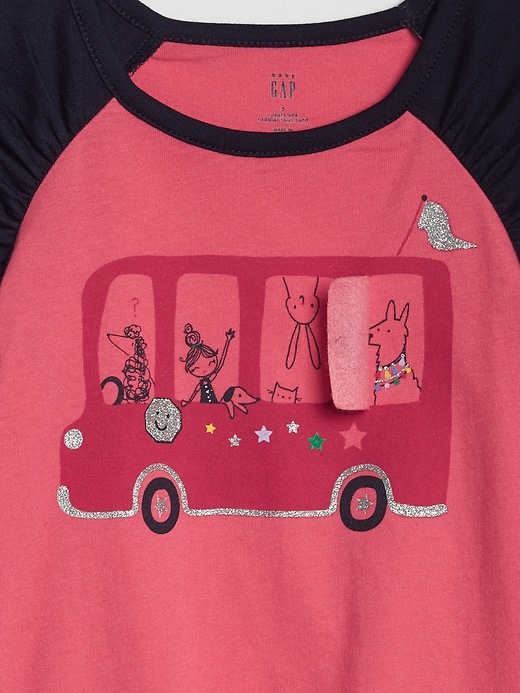 Image number 2 showing, Toddler Graphic Puff-Sleeve T-Shirt