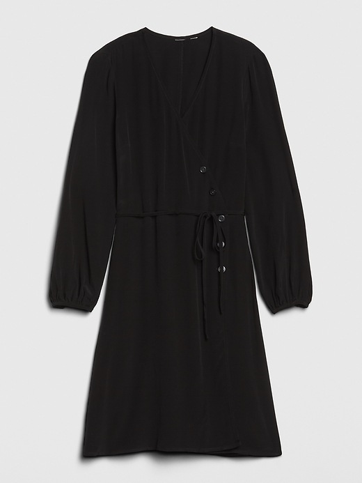 Image number 6 showing, Side-Button Wrap Dress