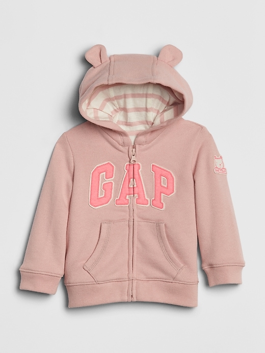 Image number 1 showing, Baby Brannan Bear Gap Logo Hoodie Sweatshirt
