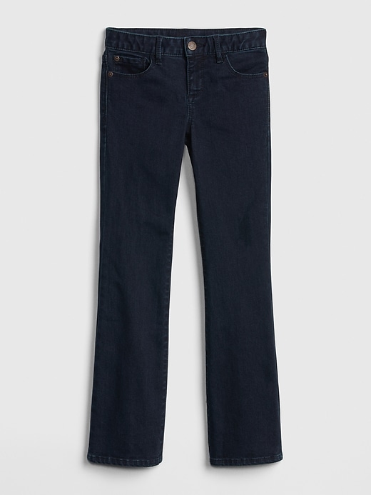 1 of 8 showing, with the color dark wash of product Kids Boot Jeans with Stretch