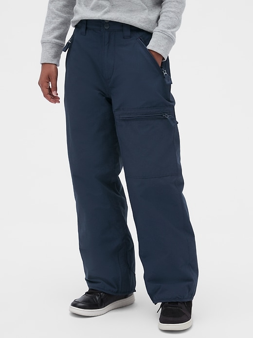 Image number 2 showing, Kids Fleece-Lined Snow Pants