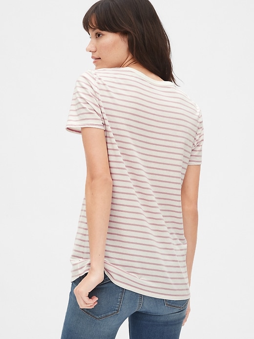 Image number 2 showing, Vintage Wash Stripe Crewneck T-Shirt
