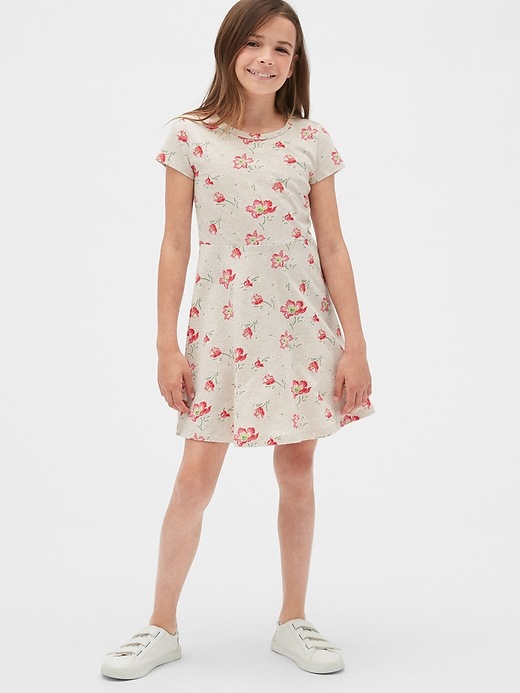 Image number 2 showing, Kids Print Fit and Flare Dress