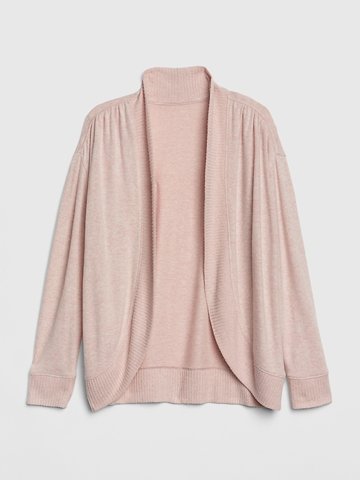 1 of 8 showing, with the color pink standard of product Kids Softspun Cardi Sweater