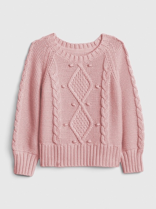 Image number 5 showing, Toddler Cable-Knit Sweater