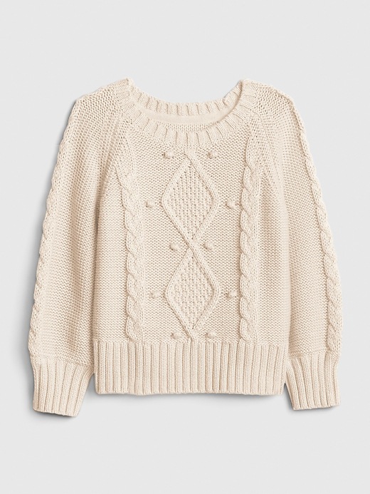 Image number 4 showing, Toddler Cable-Knit Sweater