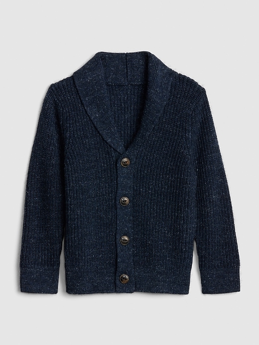 Image number 5 showing, Toddler Shawl-Collar Cardi Sweater