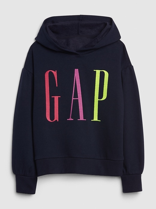 View large product image 1 of 1. Kids Gap Logo Hoodie Sweatshirt