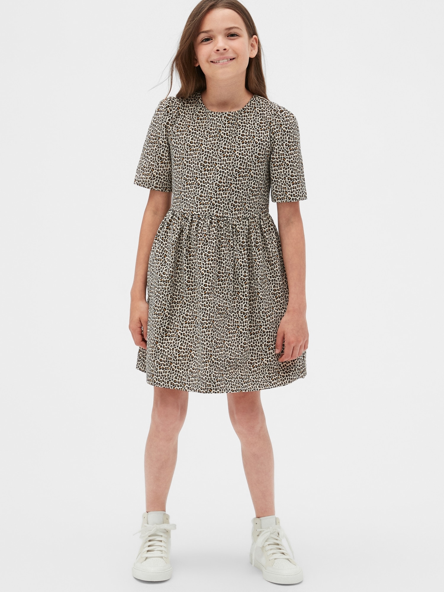 Kids Cord Fit and Flare Dress