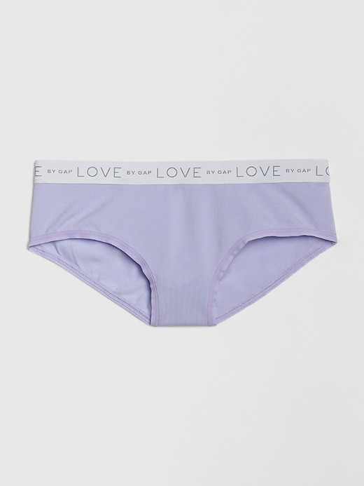 1 of 8 showing, with the color fresh lavender of product Logo Stretch Cotton Hipster