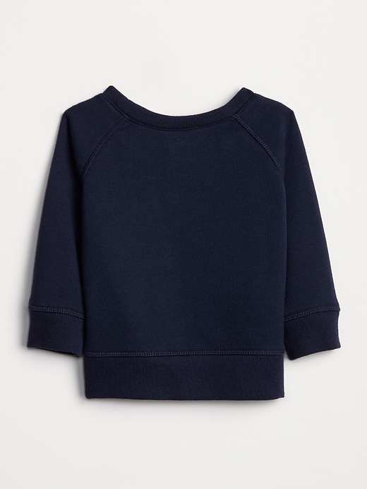 2 of 8 showing, with the color dark night of product Baby Gap Logo Sweatshirt