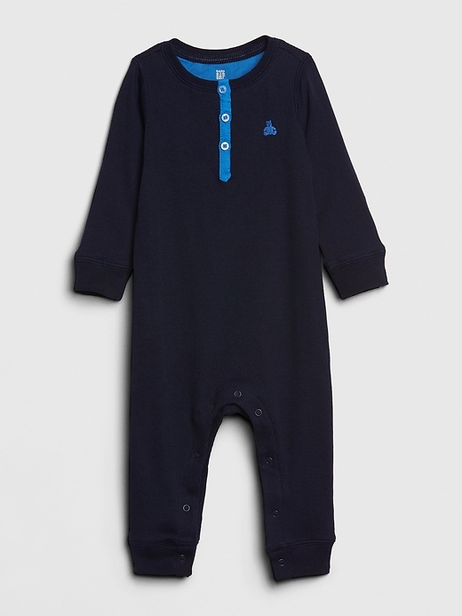 Image number 1 showing, Baby Brannan Bear Ribbed One-Piece