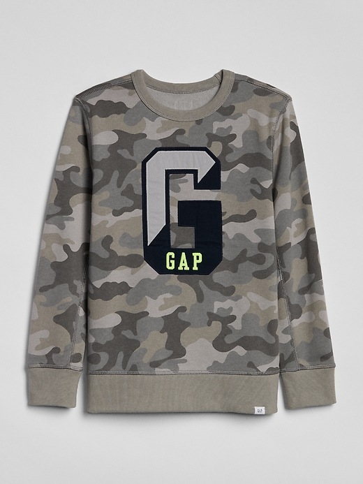 View large product image 1 of 1. Kids Gap Logo Crewneck Sweatshirt