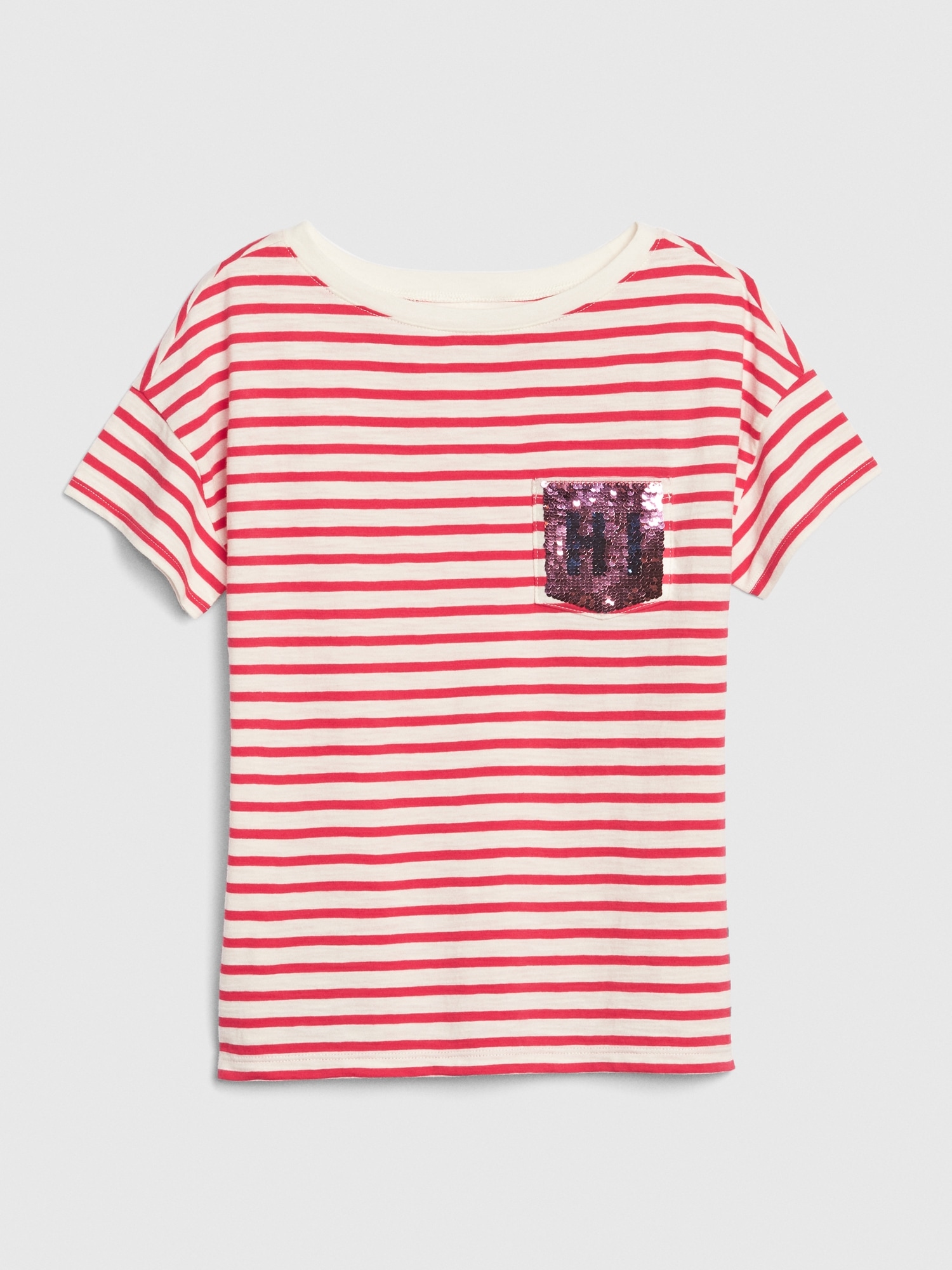 Kids Flippy Sequin Graphic T-Shirt