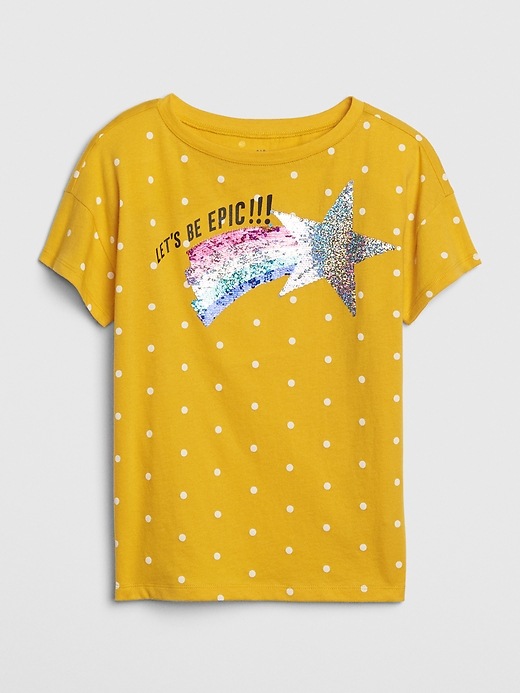 Image number 3 showing, Kids Flippy Sequin Graphic T-Shirt