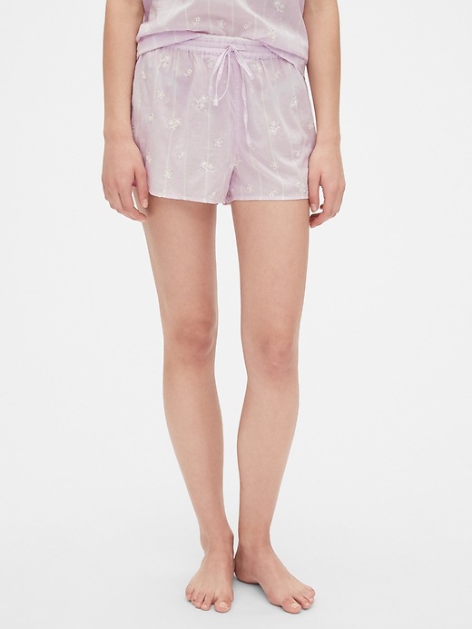 Image number 3 showing, Dreamwell Embroidered Print Shorts