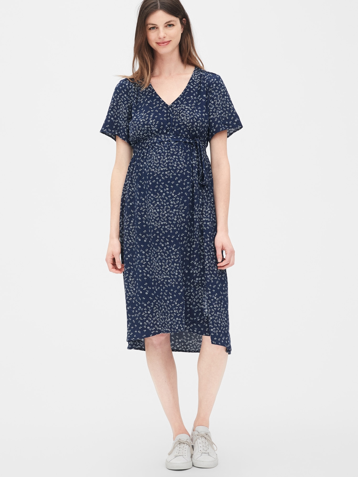 the gap wrap dress