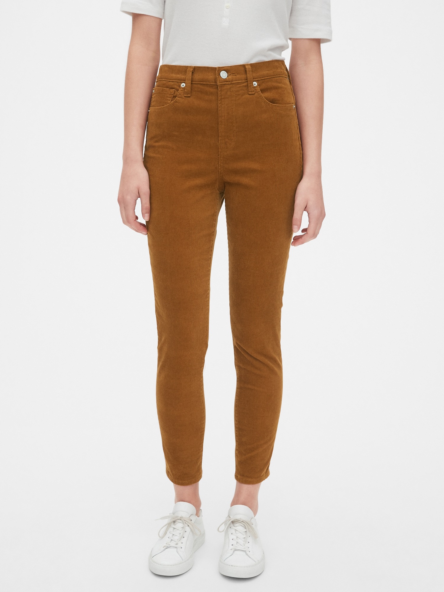 High Rise True Skinny Cords with Secret 