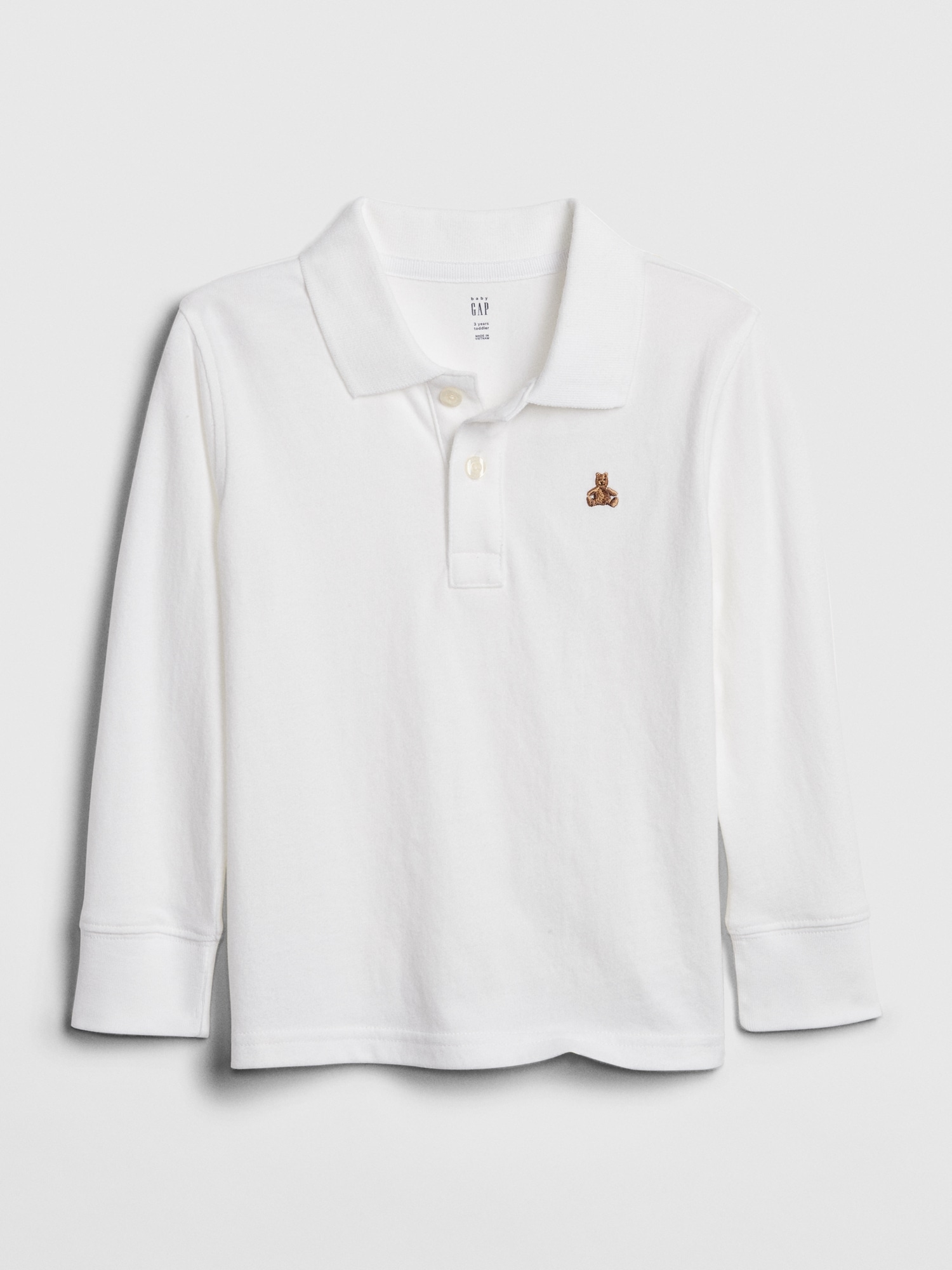 Toddler Long Sleeve Polo Shirt Gap