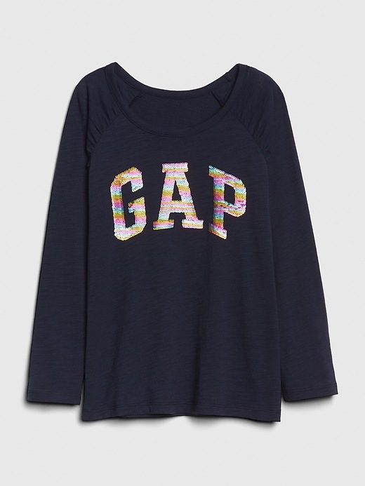 Image number 3 showing, Kids Flippy Sequin Graphic T-Shirt