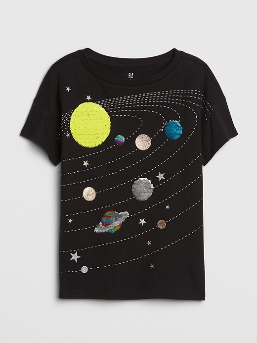 Image number 2 showing, Kids Flippy Sequin Graphic T-Shirt