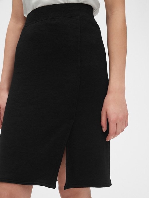 Image number 5 showing, Softspun Side-Slit Pencil Skirt