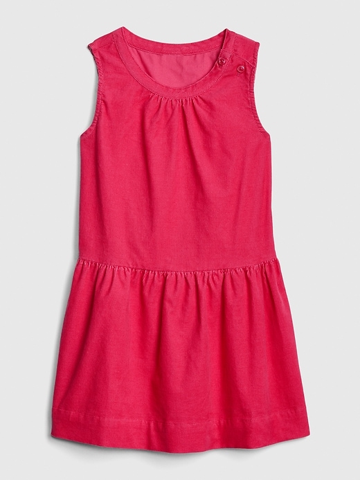 Image number 4 showing, Toddler Cord Sleeveless Dress