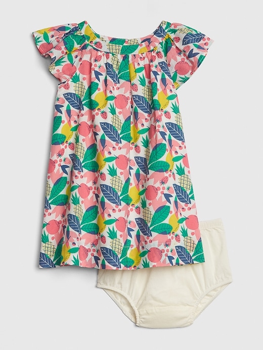 Image number 2 showing, Baby Print Flutter Dress