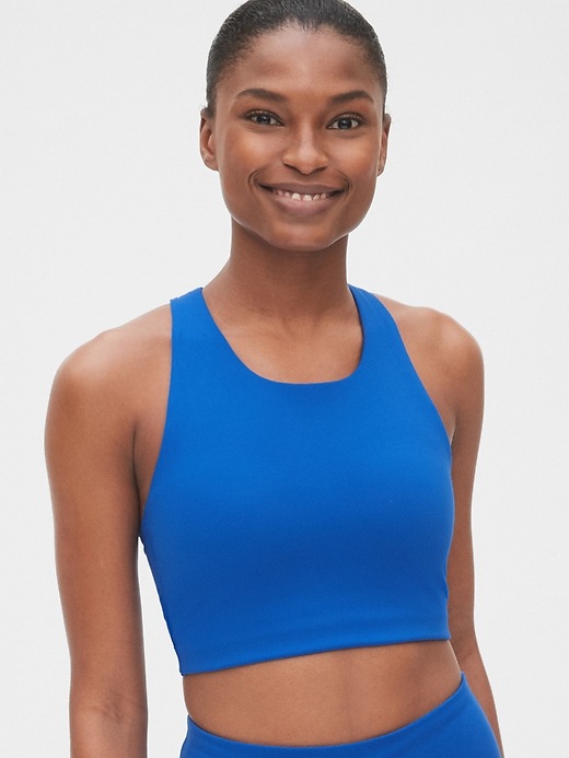 View large product image 1 of 1. GapFit Blackout Low Support Sports Bra