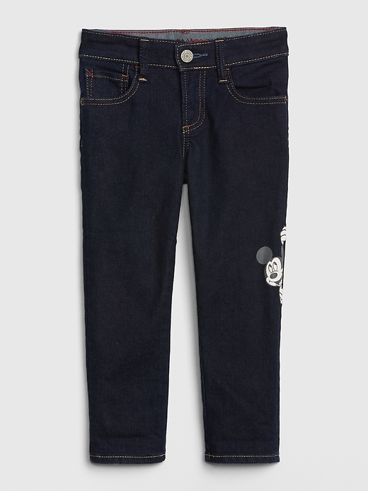 Image number 1 showing, babyGap &#124 Disney Mickey Mouse Slim Jeans with Stretch