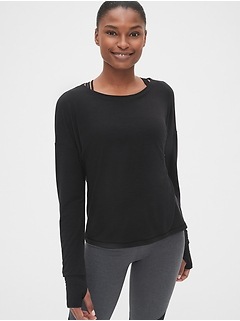gap womens workout tops