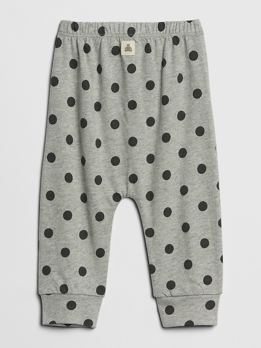 Image number 2 showing, Baby Organic Cotton Dot Pull-On Pants