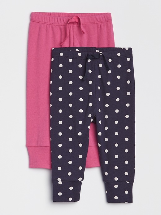 Image number 1 showing, Baby Dot Pull-On Pants (2-Pack)