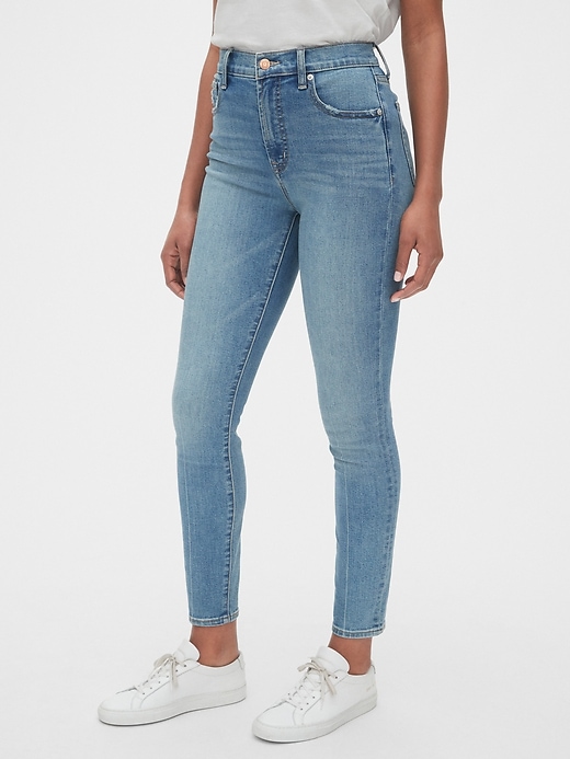 Image number 1 showing, High Rise True Skinny Jeans with Secret Smoothing Pockets