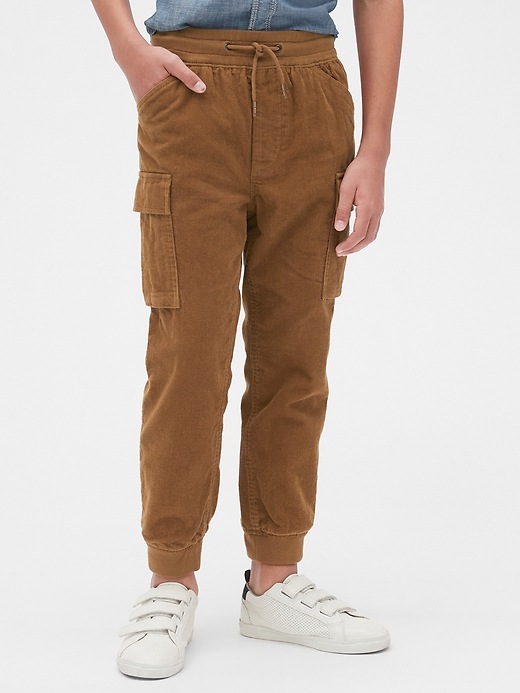 Image number 2 showing, Kids Lined Cord Joggers