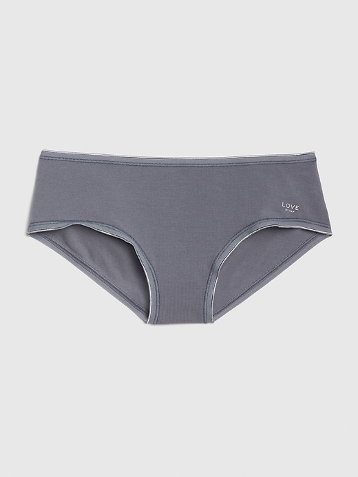1 of 8 showing, with the color mercury grey of product Stretch Cotton Hipster