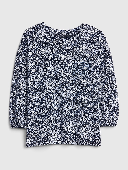 Image number 1 showing, Kids Print Balloon-Sleeve Pocket T-Shirt