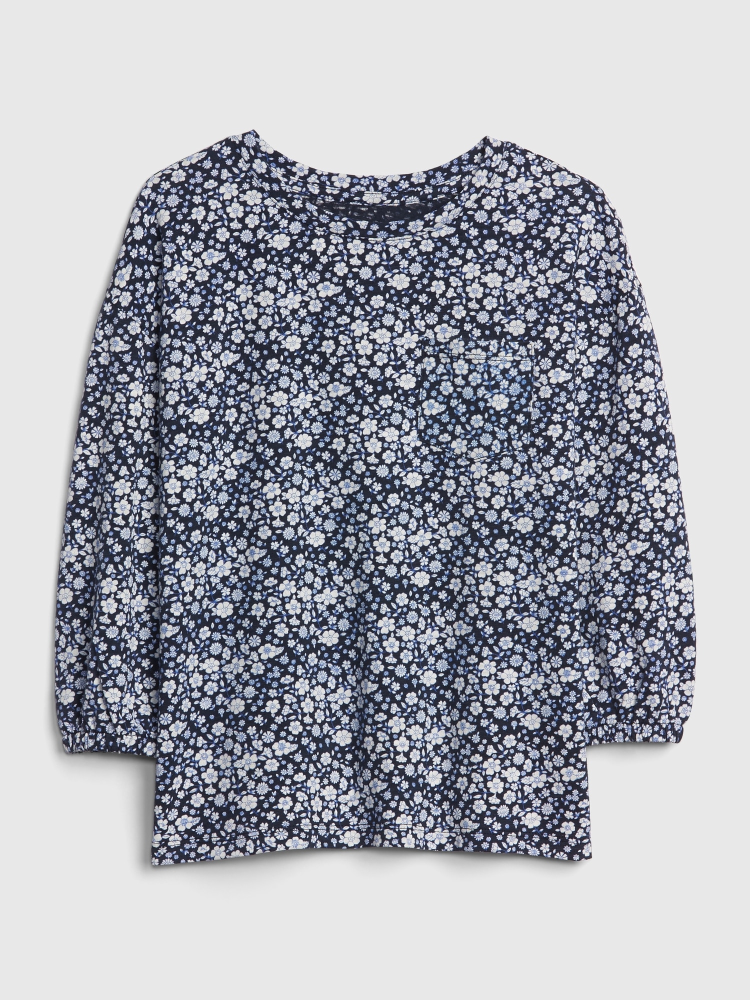 Kids Print Balloon-Sleeve Pocket T-Shirt