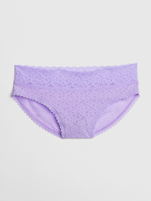 1 of 8 showing, with the color fresh lavender of product Lace Bikini