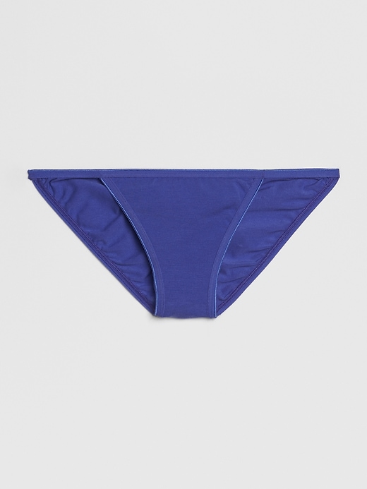 View large product image 1 of 1. Stretch Cotton String Bikini