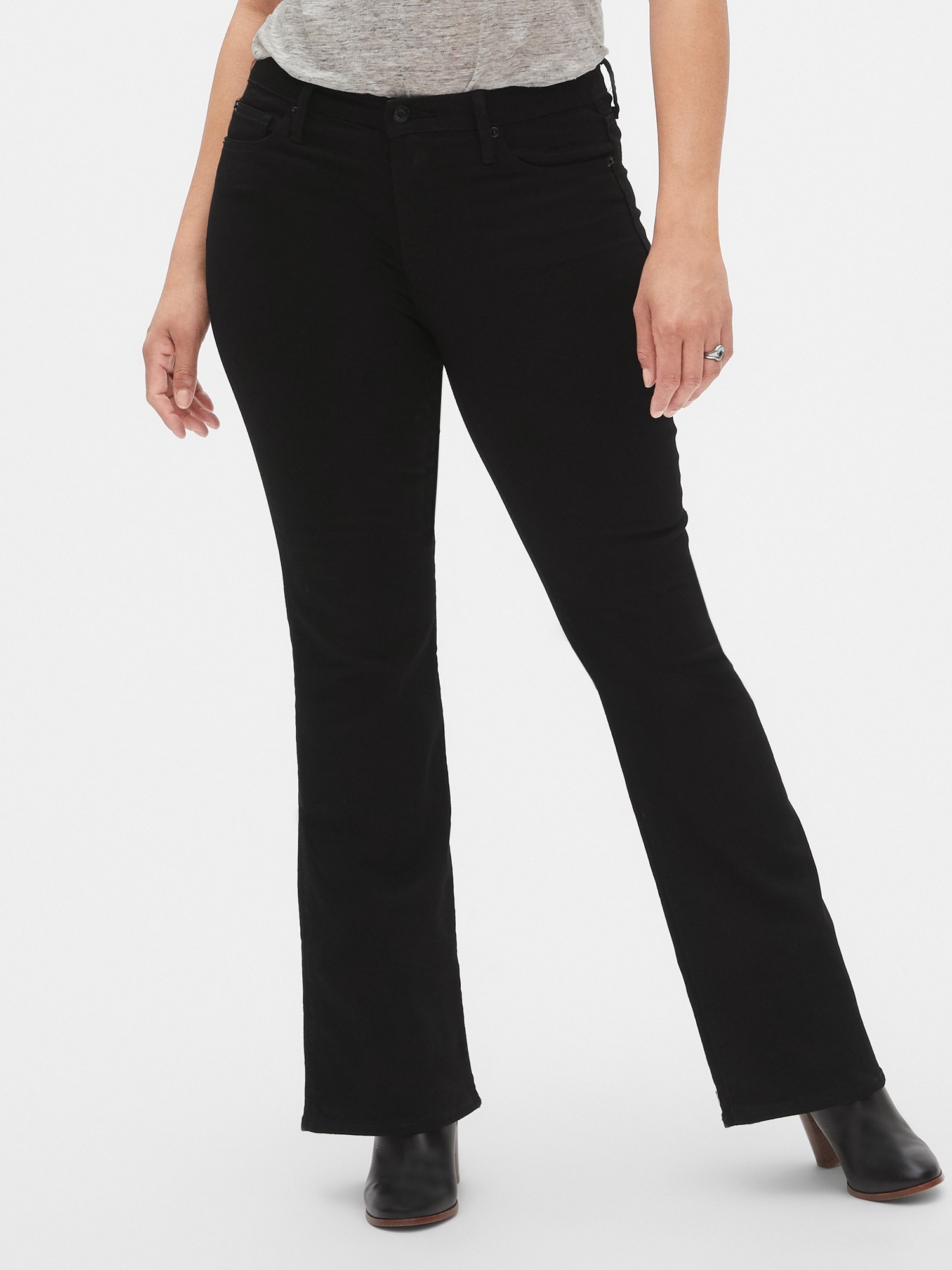 gap mid rise perfect boot jeans
