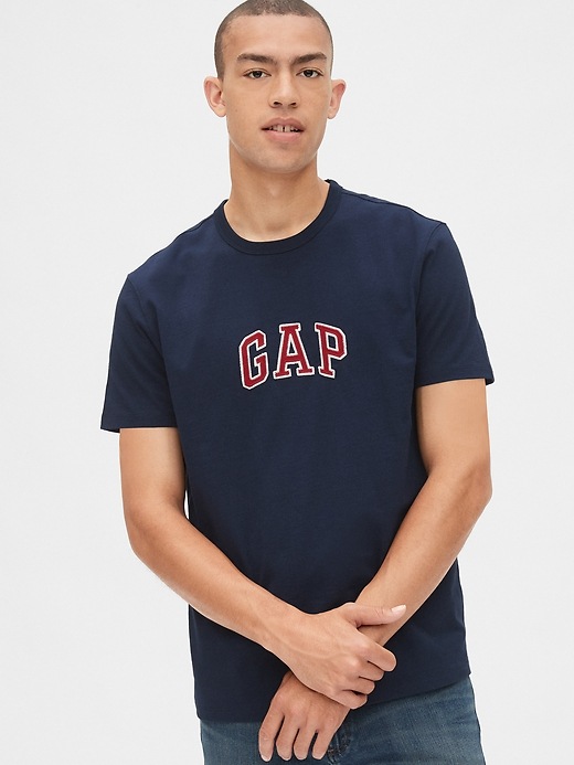 View large product image 1 of 1. Gap Logo Heavyweight T-Shirt